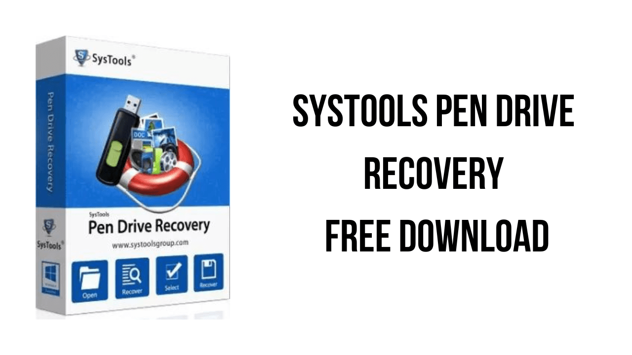 SysTools Pen Drive Recovery v16.2 (x64) + Crack