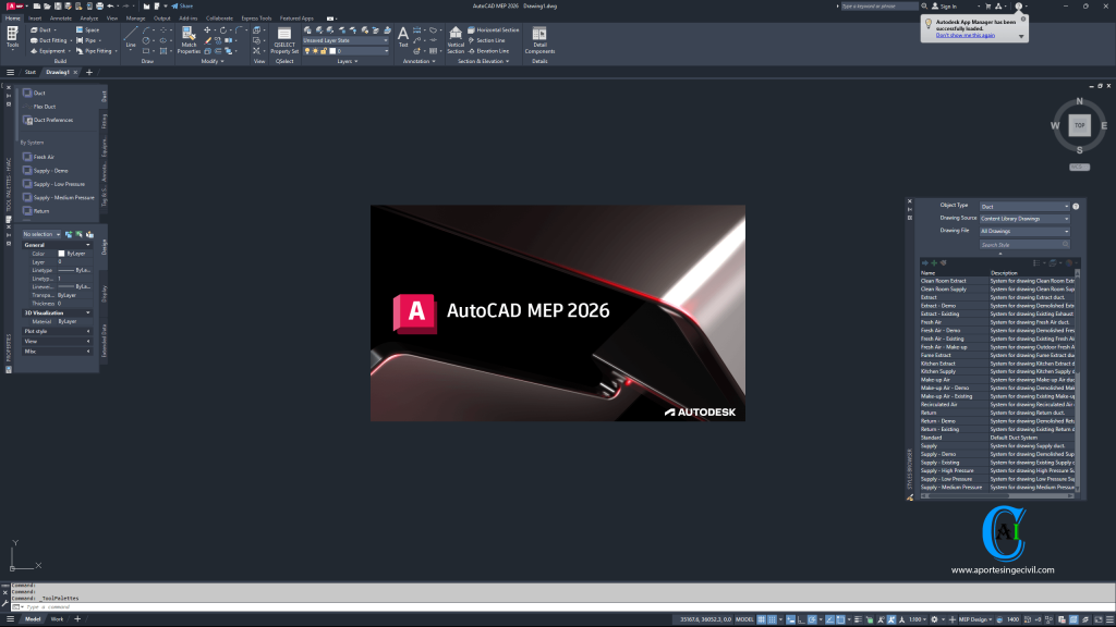 Autodesk AutoCAD MEP 2026 v2026.0.1 (64Bit) For Windows Full Version 2 Autodesk AutoCAD MEP 2026 Software Full Version