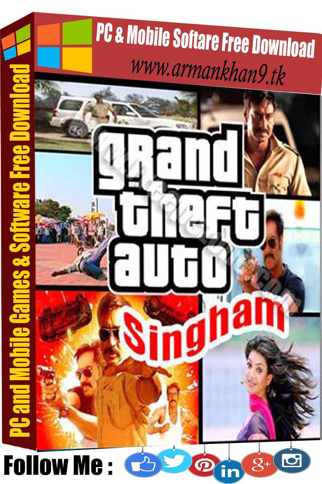 GTA Singham Game For PC Best Action Adventure Video Game Setup 1 GTA Singham Game For PC Highly Compressed